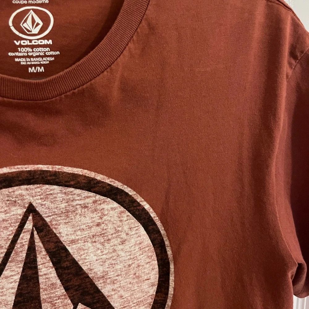 Volcom Diamond Logo Graphic Print Modern Fit Short Sleeve Shirt. M. 100% Cotton. - Picture 6 of 12